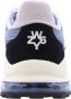 W6Yz Suede and technical fabric sneakers Breeze-M. Blue Heren - Thumbnail 6