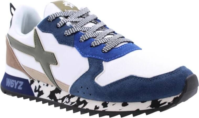 W6Yz Stijlvolle Seleen Sneakers Blue Heren