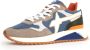 W6Yz Heren Topo Blauw Groene Sportschoenen Multicolor Heren - Thumbnail 2