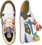 W6Yz Sneakers van suède en technische stof Multicolor Heren - Thumbnail 2