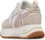 W6Yz Suede and technical fabric sneakers Anny 2 W. Beige Dames - Thumbnail 5