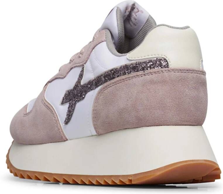 W6Yz Suede and technical fabric sneakers Jet-W. Multicolor Dames