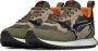 W6Yz Suede and technical fabric sneakers Loop-M. Multicolor - Thumbnail 4