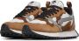 W6Yz Suede and technical fabric sneakers Loop-W. Brown Dames - Thumbnail 4