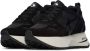 W6Yz Suede and technical fabric sneakers with sequins Anny 2 W. Black Dames - Thumbnail 4