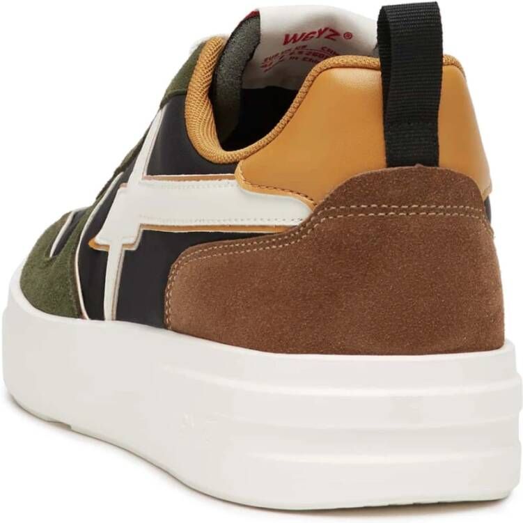 W6Yz Technical fabric and suede sneakers Bond-M. Multicolor Heren