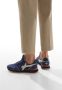 W6Yz Technical fabric and suede sneakers Jet-M. Blue Heren - Thumbnail 2