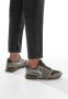 W6Yz Technical fabric and suede sneakers Jet-M. Gray Heren - Thumbnail 2