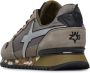 W6Yz Technical fabric and suede sneakers Jet-M. Gray Heren - Thumbnail 5