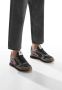 W6Yz Technical fabric and suede sneakers Jet-M. Gray Heren - Thumbnail 2