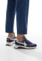 W6Yz Technical fabric and suede sneakers Yak-M. Blue Heren - Thumbnail 2