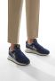 W6Yz Technical fabric and suede sneakers Yak-M. Blue Heren - Thumbnail 2