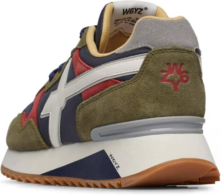 W6Yz Technical fabric and suede sneakers Yak-M. Multicolor Heren