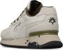 W6Yz Technical fabric and suede sneakers Yak-M. White Heren - Thumbnail 5