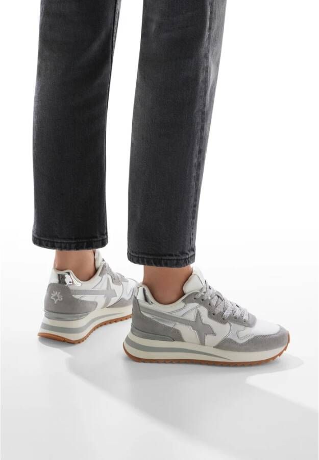 W6Yz Technical fabric and suede sneakers Yak-W. Gray Dames