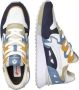 W6Yz Tricolor Suede Sneaker Multicolor Heren - Thumbnail 2