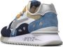 W6Yz Tricolor Suede Sneaker Multicolor Heren - Thumbnail 3