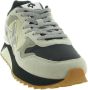 W6Yz Technical fabric and suede sneakers Yak-M. Beige Heren - Thumbnail 4