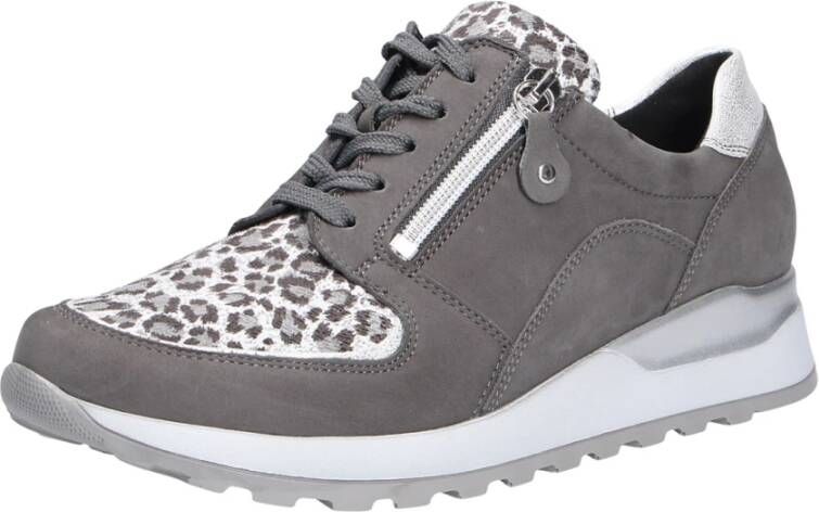 Waldläufer Blauwe Casual Schoenen Beige Dames