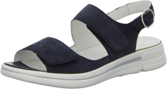 Waldläufer Blauwe Sandalen Blue Dames