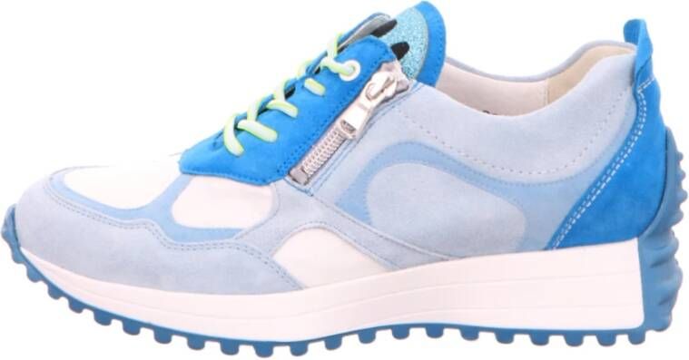 Waldläufer Blauwe Sportschoenen 797002 Blue Dames