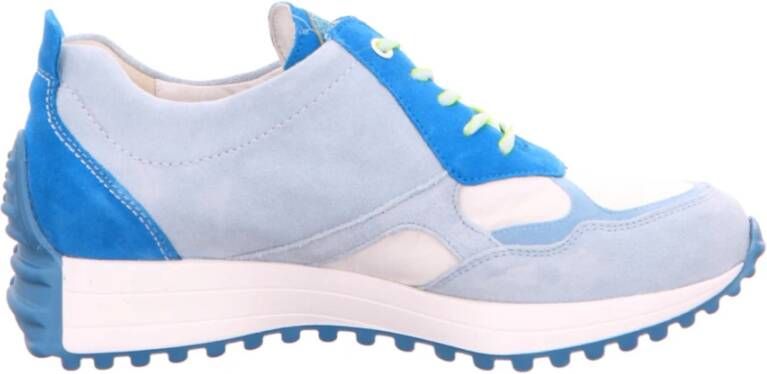 Waldläufer Blauwe Sportschoenen 797002 Blue Dames