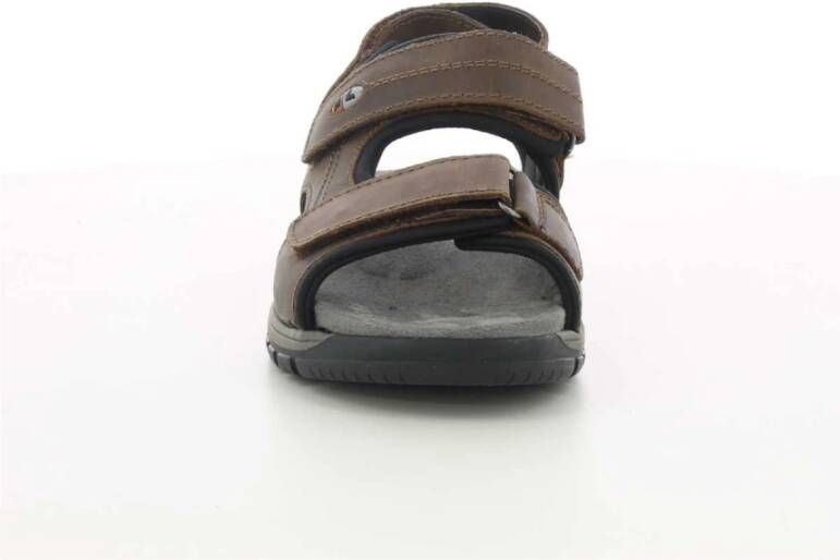 Waldläufer Bruine Herensandalen Harald Z23 Brown Heren