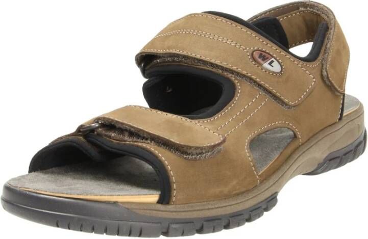 Waldläufer Bruine Sandalen Brown Heren