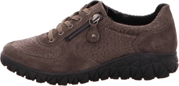 Waldläufer Bruine Veterschoenen Havy-Soft Brown Dames