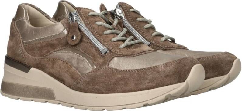 Waldläufer Comfortabele Clara Sneaker voor dames Beige Dames