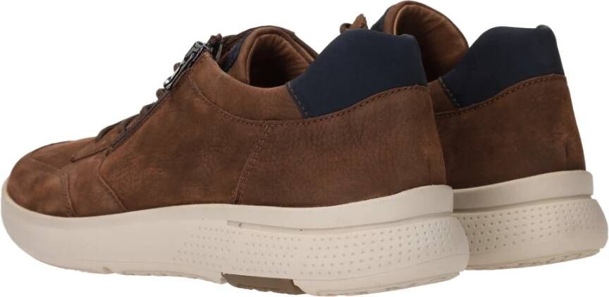 Waldläufer Comfortabele Heiko Sneaker in Cognac Brown Heren