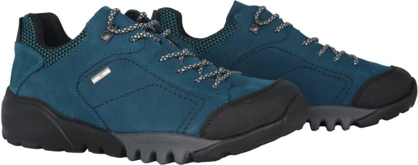 Waldläufer Comfortabele Heren Sneakers Blauw Blue Heren