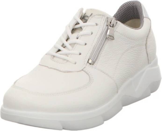 Waldläufer Dames Veterschoenen White Dames