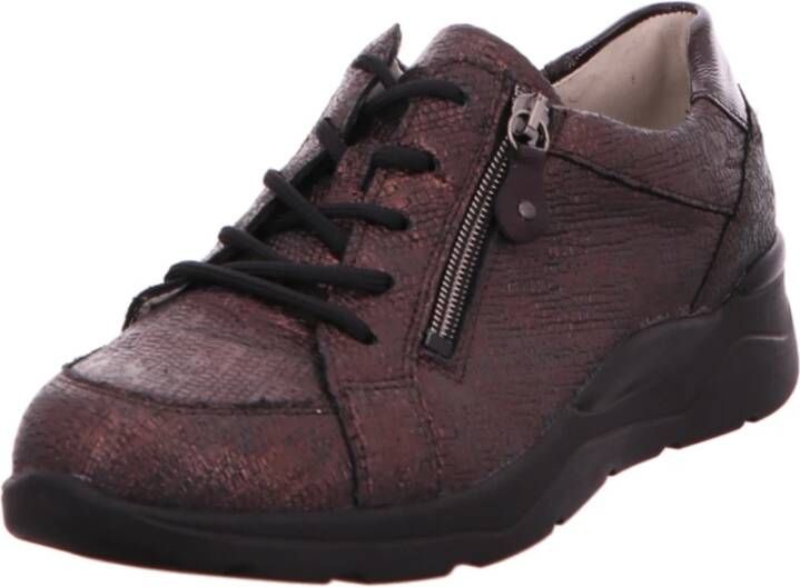 Waldläufer Gabriele Veterschoenen Bordeaux Brown Dames