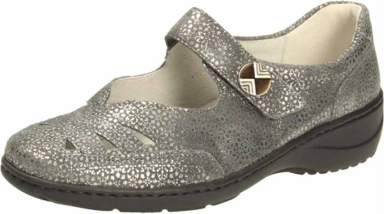 Waldläufer Grijze Casual Schoenen Gray Dames