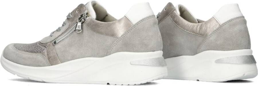 Waldläufer Grijze Sneakers met Pantherprint Gray Dames