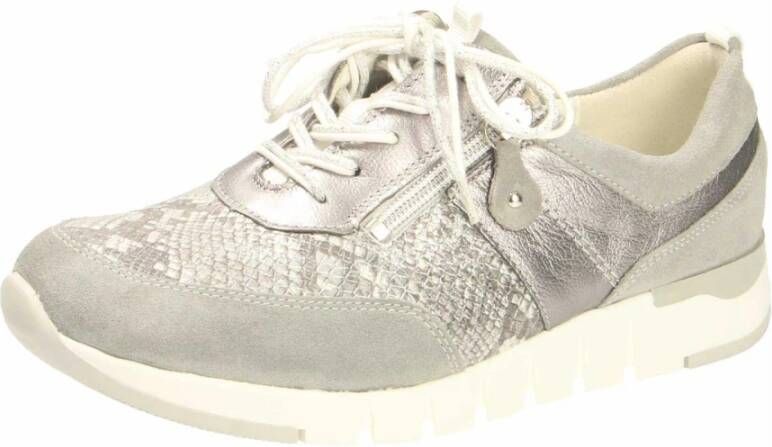 Waldläufer Grijze Veterschoenen Gray Dames