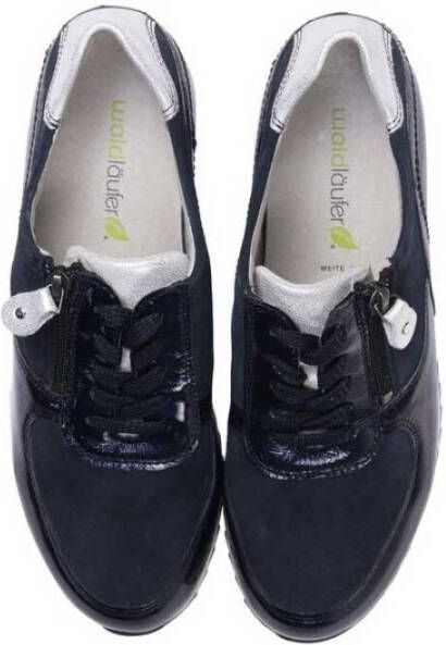 Waldläufer H- Sneaker Hurly 370013 701 878 Blauw Dames