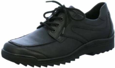 Waldläufer Hendrik Zwarte Veterschoenen Black Heren