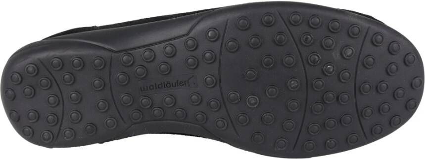 Waldläufer Klassieke Wide Fit Mocassin Zwart Black Dames