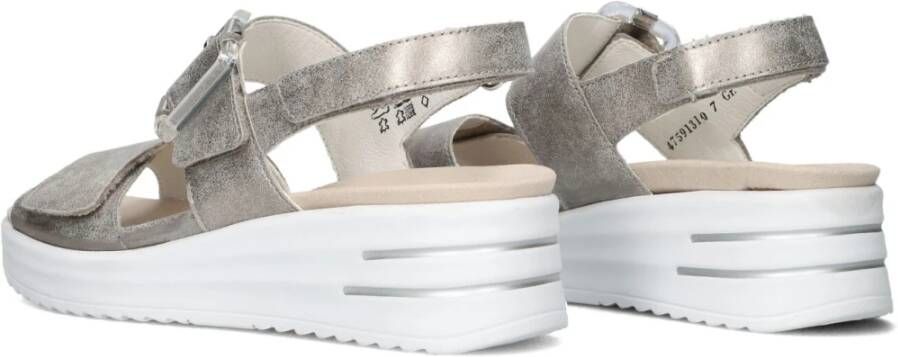 Waldläufer Stijlvolle Sandalen voor Zomerse Dagen Gray Dames