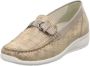 Waldläufer Velours Slipper in Taupe Brown Dames - Thumbnail 2