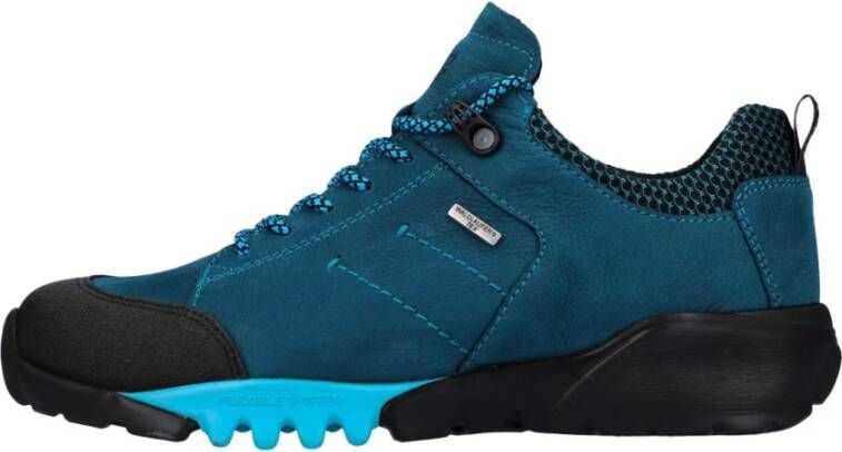 Waldläufer Waterdichte wandelsneaker blauw Blue Dames