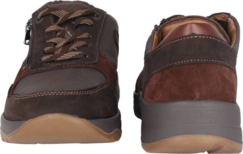 Waldläufer Wijde pasvorm vetersneaker Bruin Brown Heren