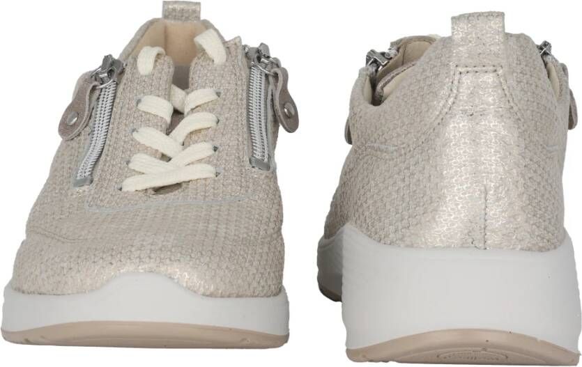 Waldläufer Wijde Sneakers Zilver Gray Dames