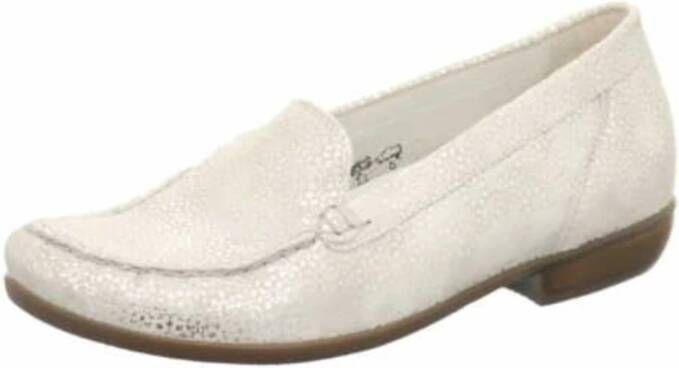 Waldläufer Witte Instapper Schoenen White Dames