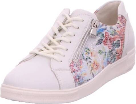 Waldläufer Witte vetersneakers voor vrouwen White Dames