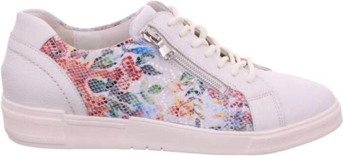 Waldläufer Witte vetersneakers voor vrouwen White Dames