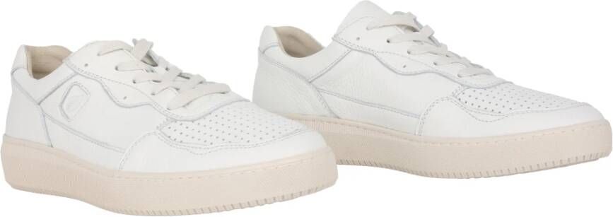 Waldläufer Witte Wide Fit Heren Sneaker White Heren