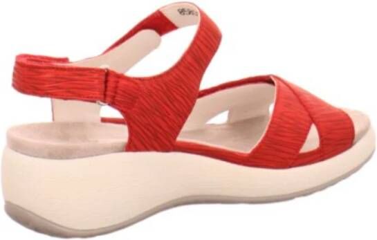 Waldläufer Wood Rust Sandals Red Dames